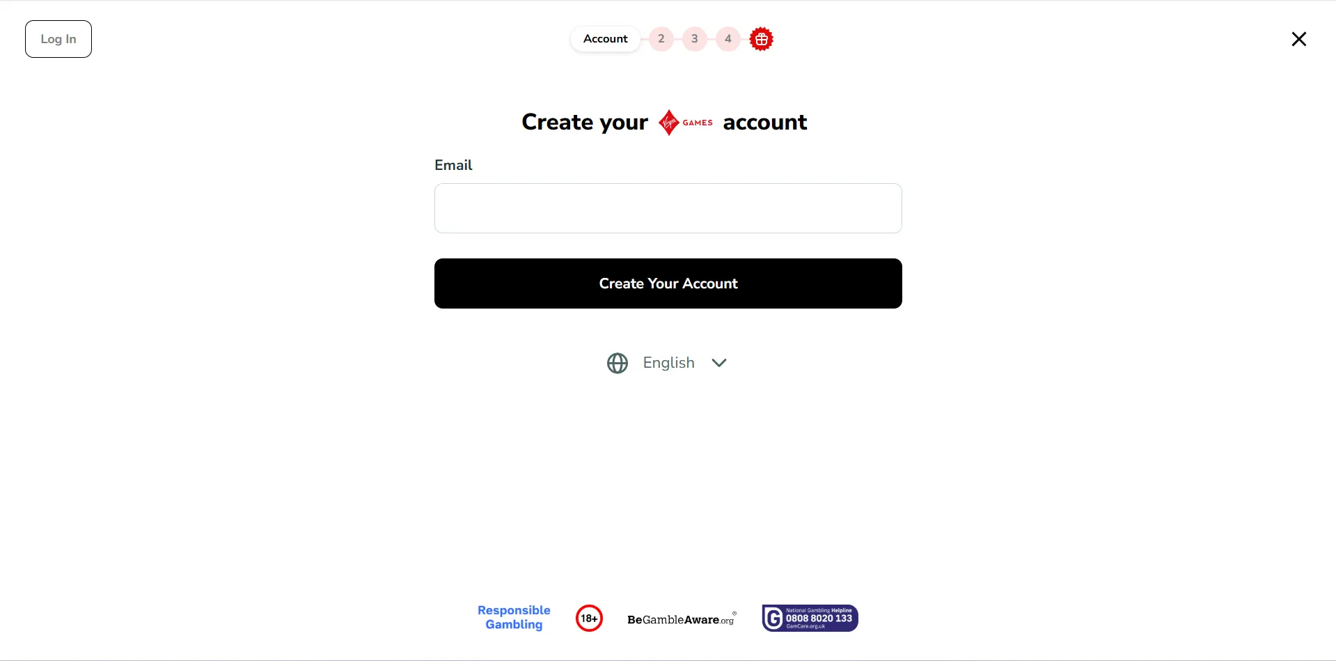 Create Your Account Background Image