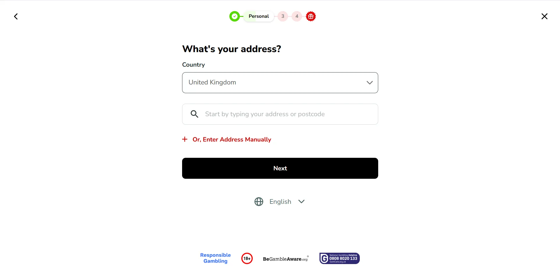 Registration Adress Background Image