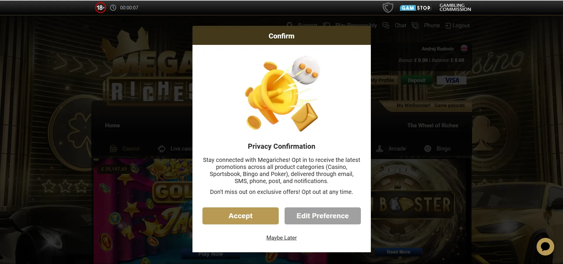 Final Step Of Signing Up Background Image