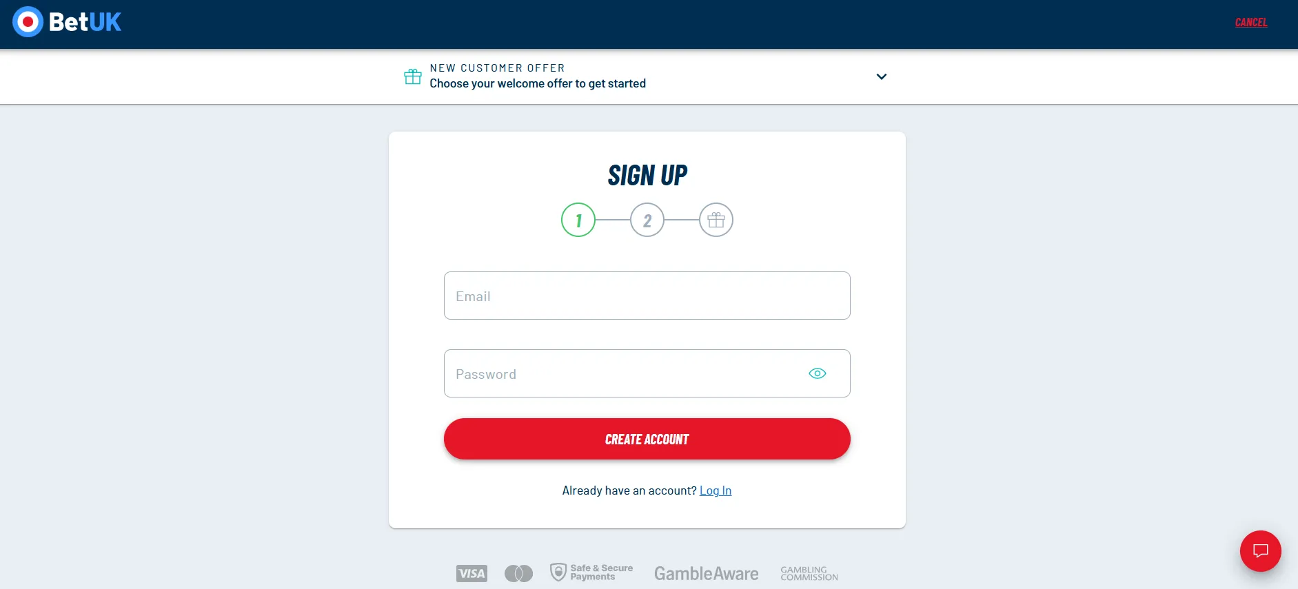 Sign Up At BetUK Casino Background Image