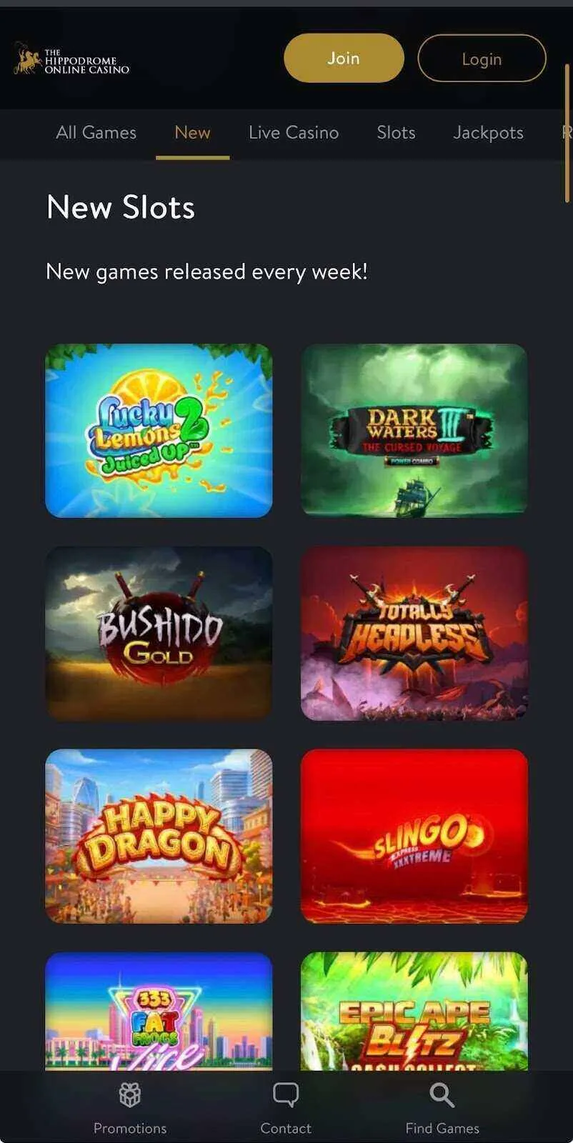 Hippodrome Casino Mobile And Browser Performance Background Image