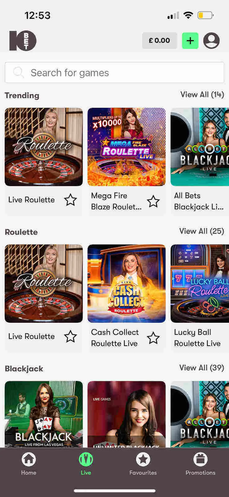 10bet Games On Mobile Device Background Image