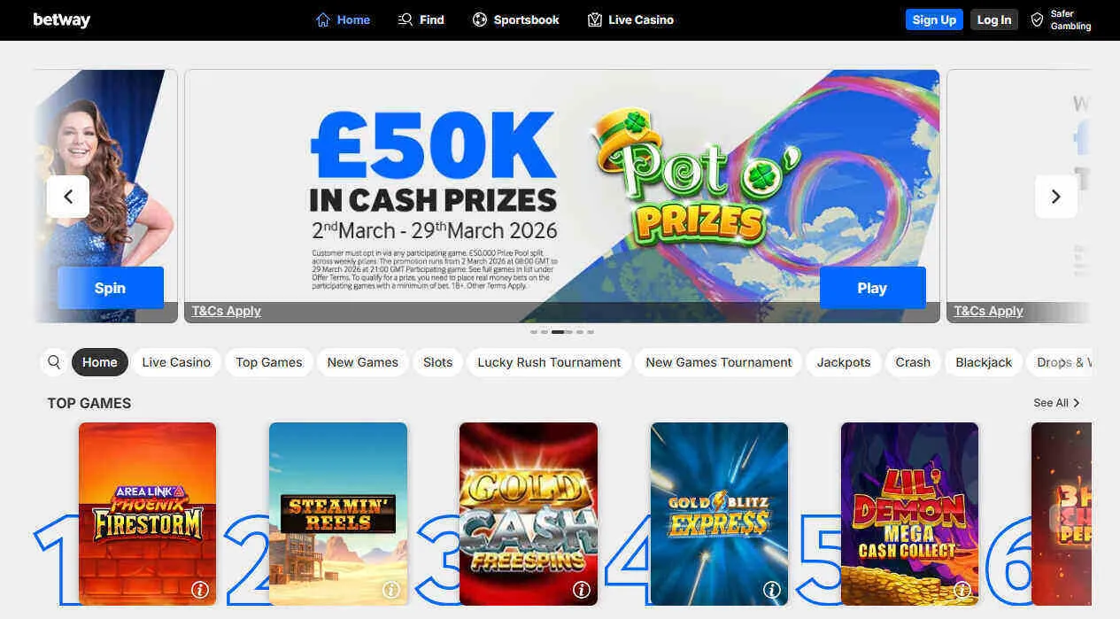 Signing Up And Claiming A £10 Deposit Bonus Background Image