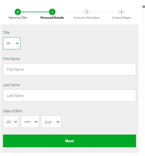 Add Your Personal Details Background Image