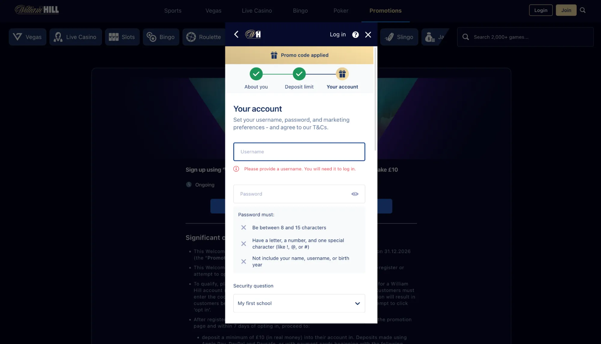 Your Account Background Image