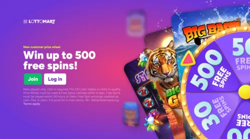 Lottomart How To Sign Up Step 1 Background Image