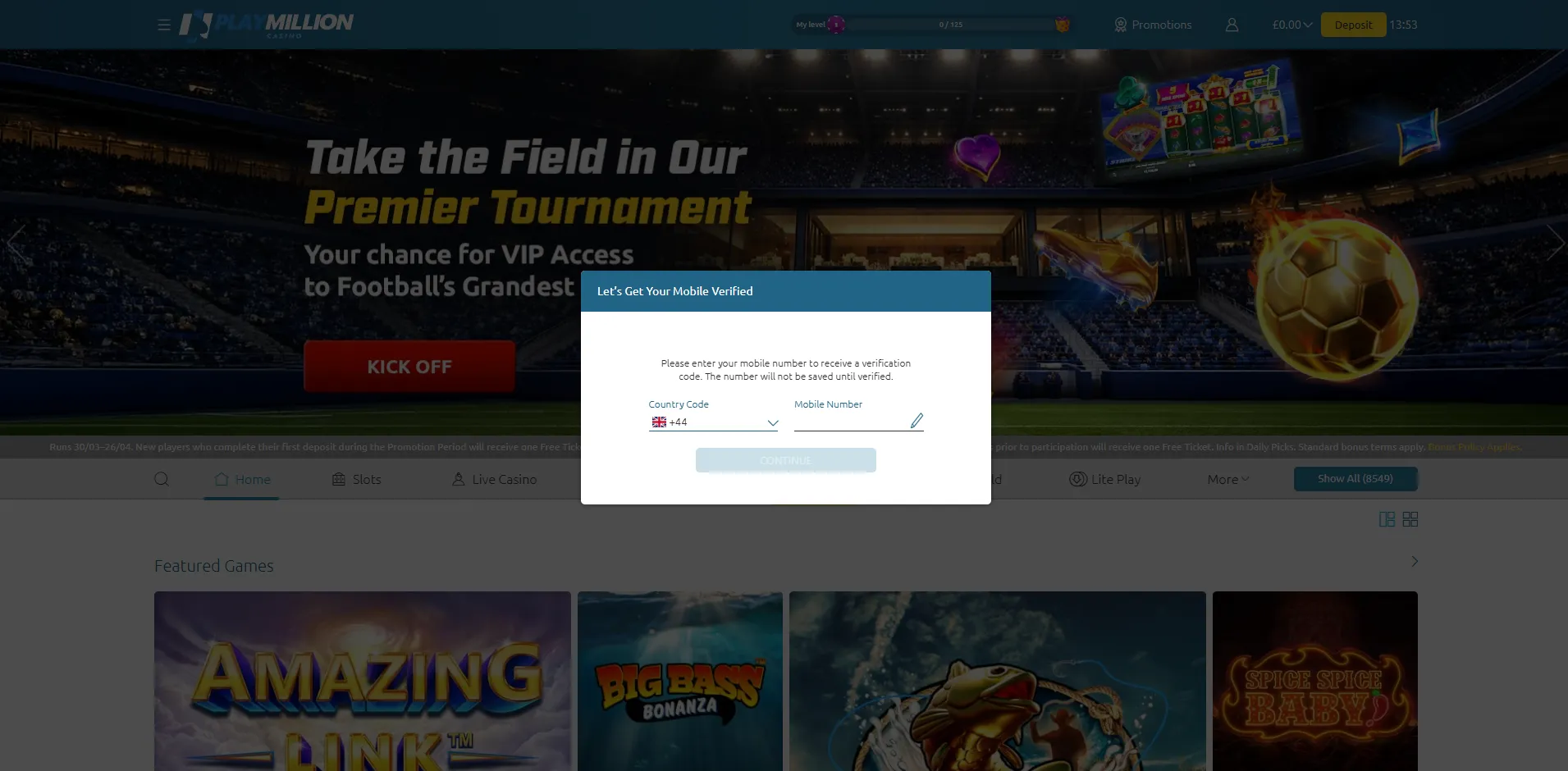 Verify Your Account Background Image