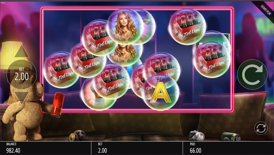 Ted Slot Beer Shuffle 2 Background Image