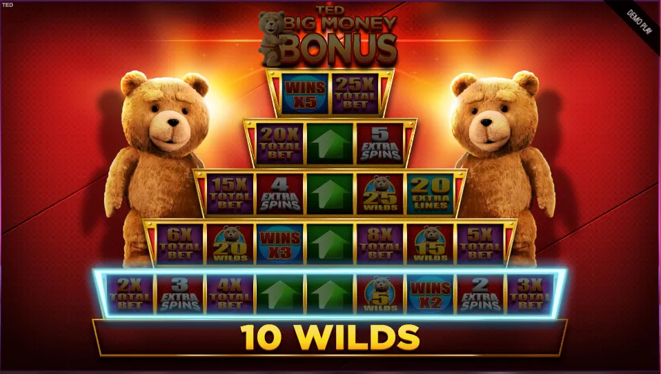 Ted Slot Bonus Background Image