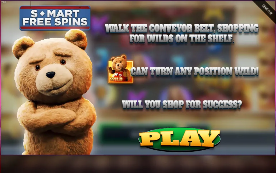 Ted Slot S Mart Free Spins Play Background Image