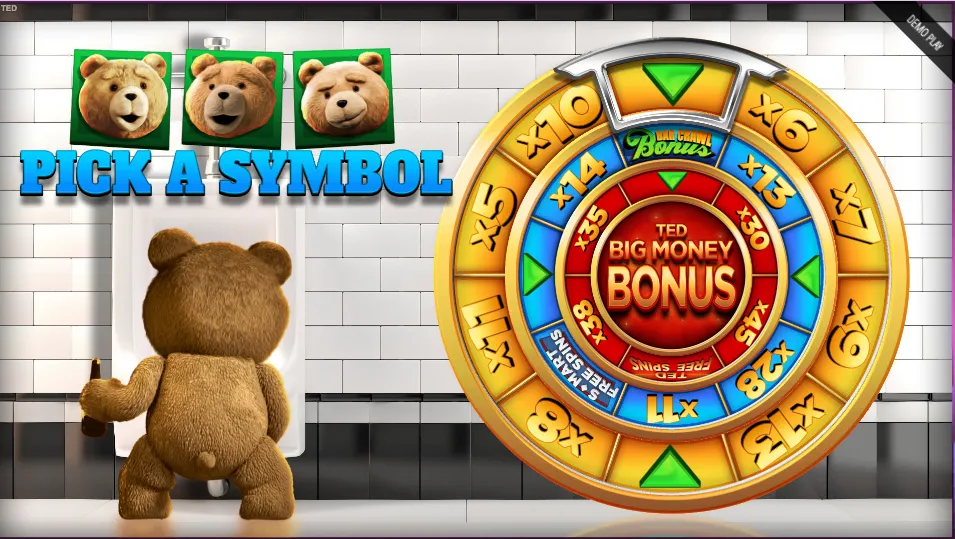 Ted Slot Wheel Of Fortune Background Image