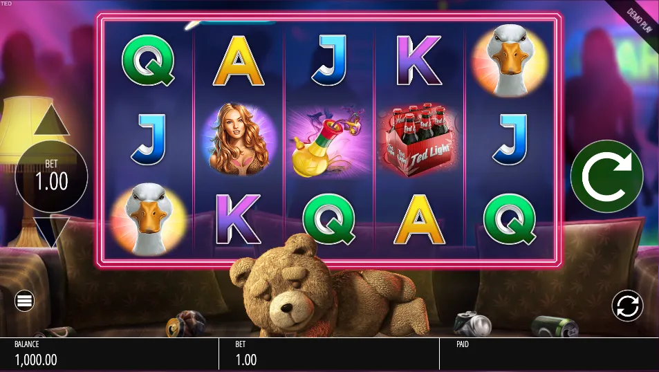Ted Slot Mobile Play Background Image