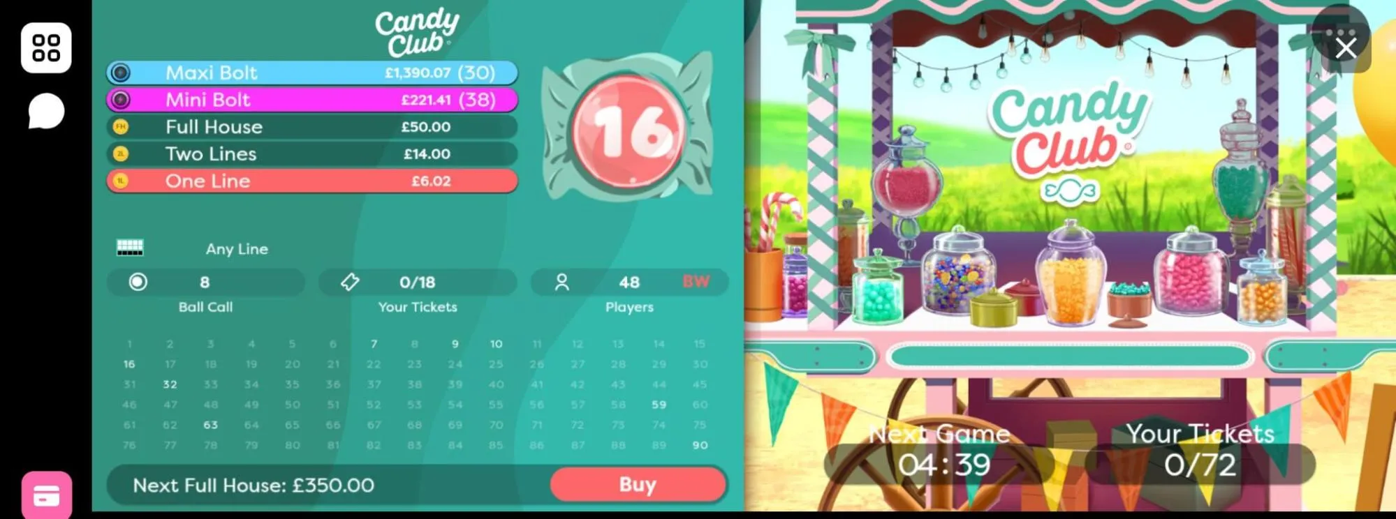 Double Bubble Bingo On Mobile 1 Background Image