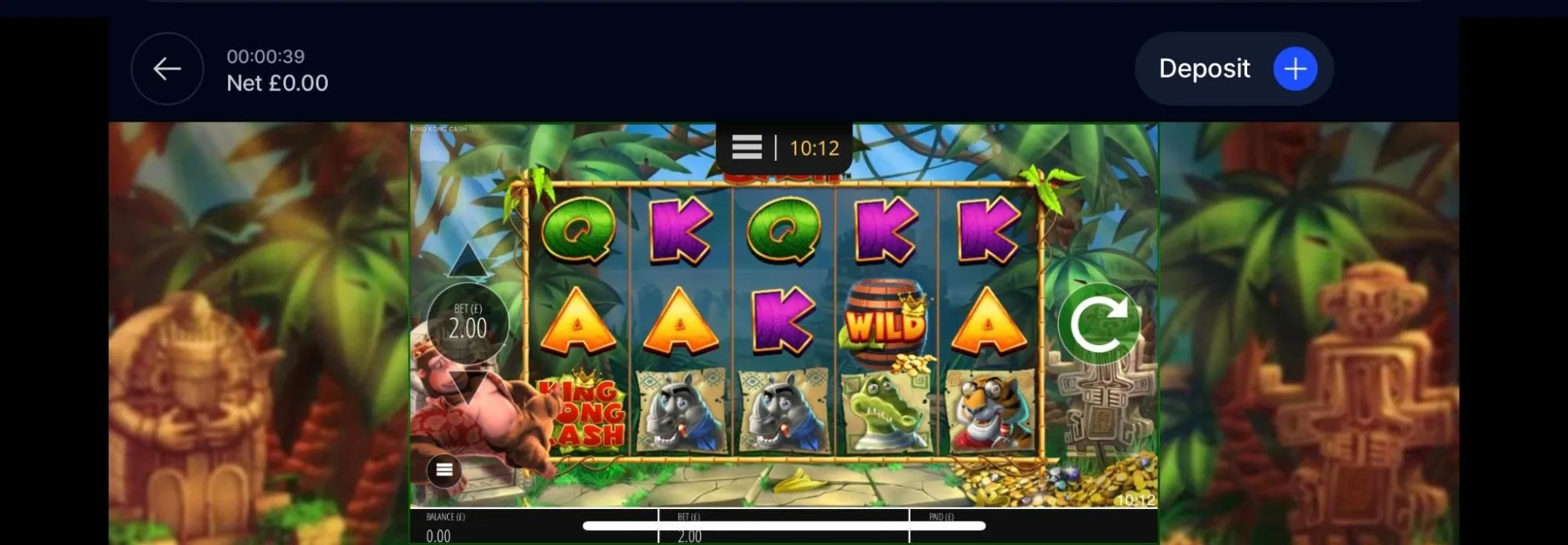 King Kong Cash Slot Mobile 2 Background Image