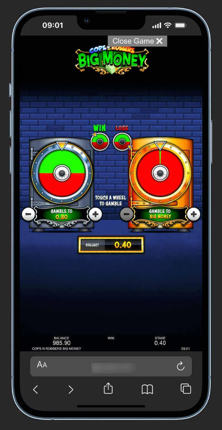 Testing The Cops 'n' Robbers Big Money Slot With A £50 Bankroll Background Image