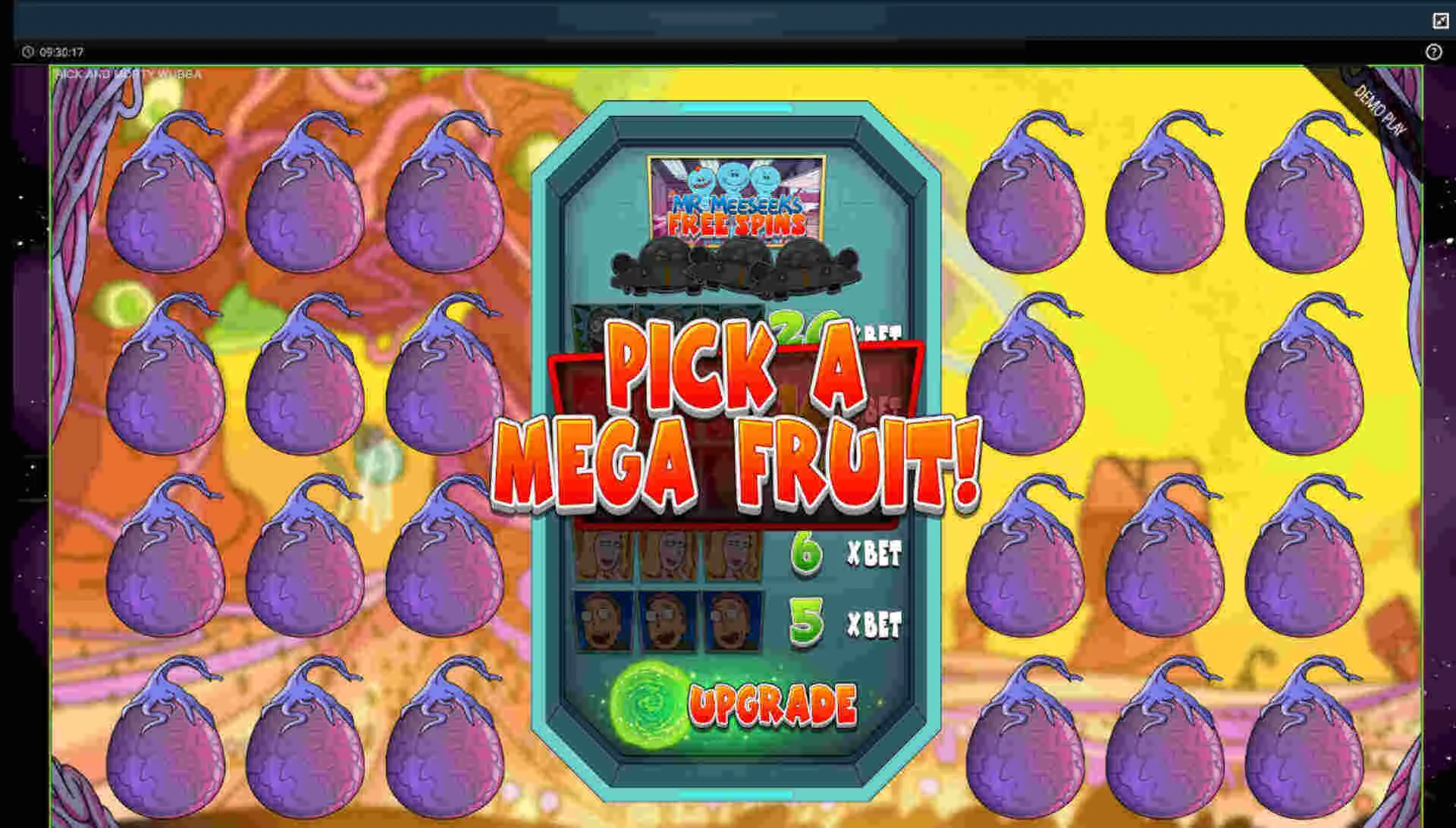 Wubba Lubba Dub Dub Pick A Mega Fruit Background Image