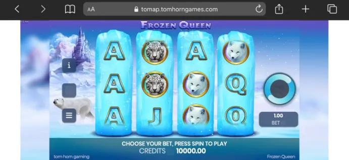 Frozen Queen Slot Mobile 1 Background Image