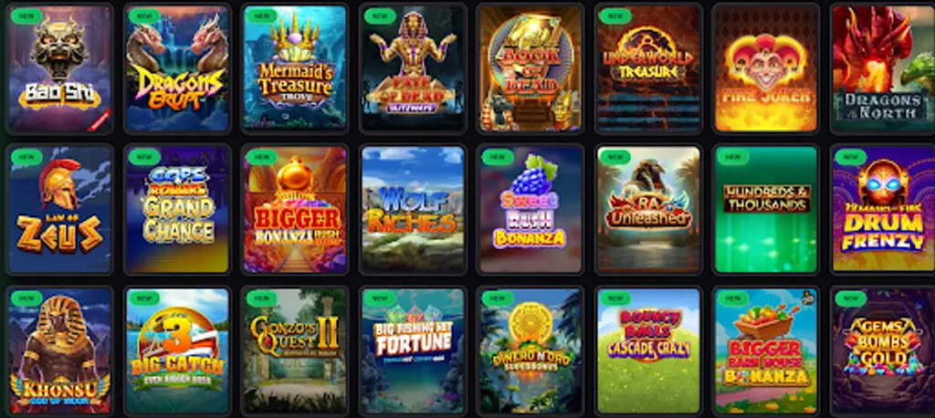 Portfolio of slot games at Alfobet