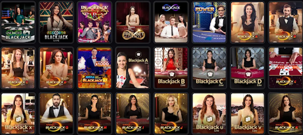 Alfobet offers around 50 blackjack tables