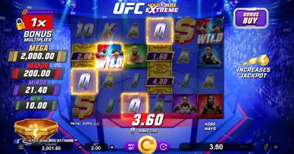 ufc gold blitz extreme wilds