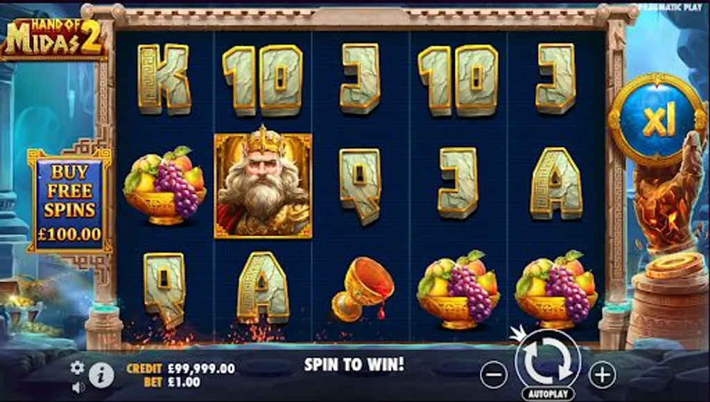 hand of midas 2 slot