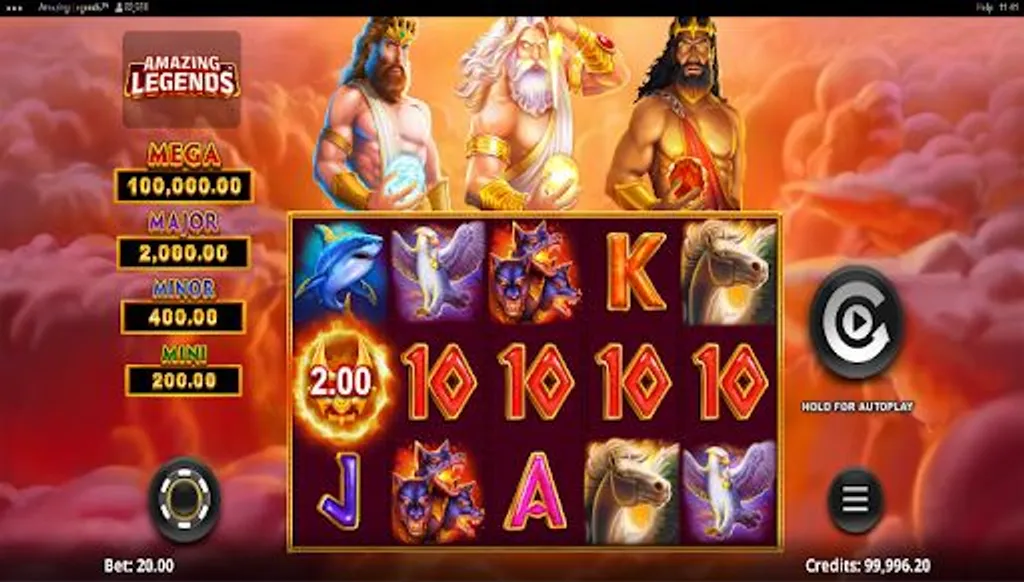 The Amazing Legends online slot game