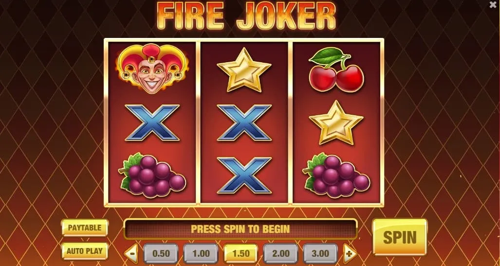 Fire Joker hedelmäpeli