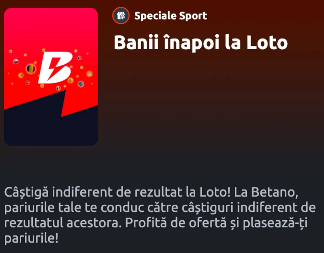 Betano bonus loto