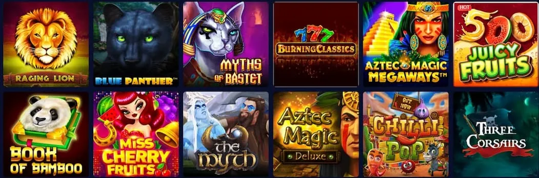 mBit Casino valikoima ja kategoriat kolikkopelit