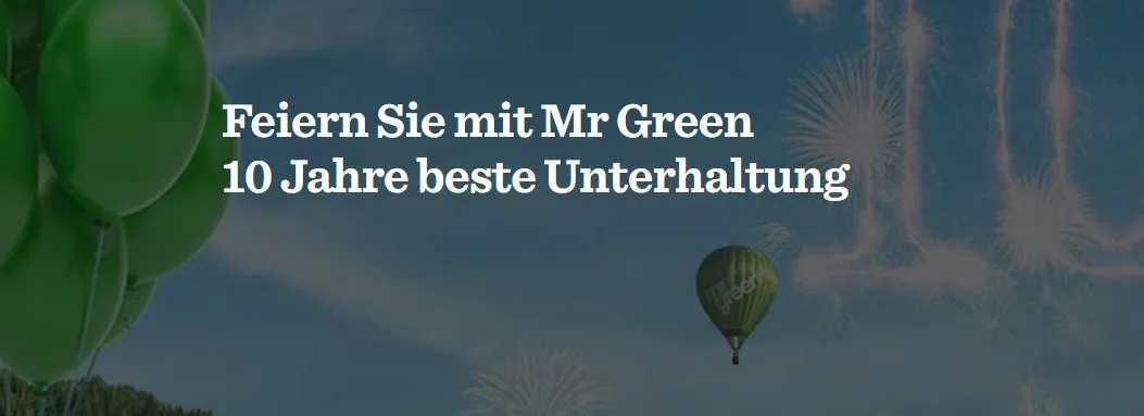Mr Green 10 Jahre