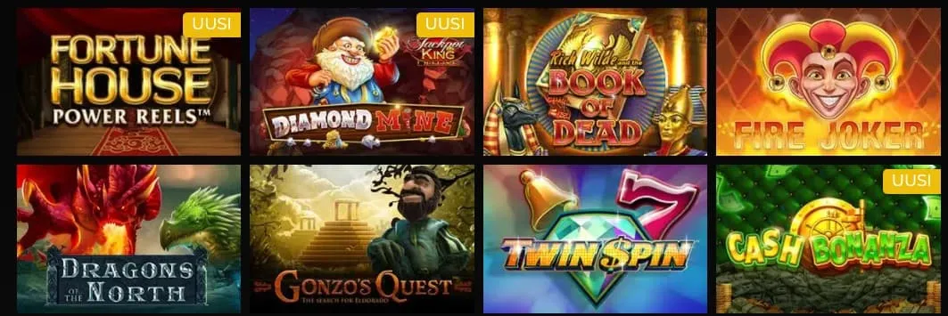 Regent Play Casino kolikkopelit ja valikoima