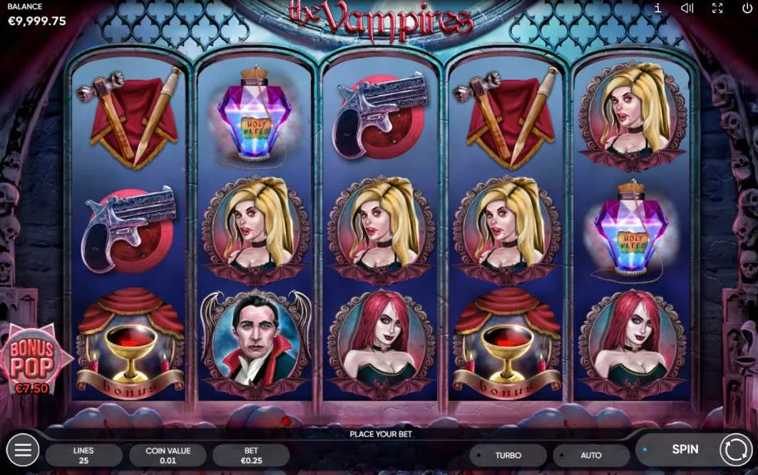 The vampires slot preview