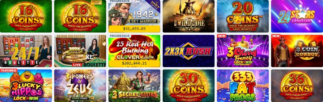 betrivers casino games