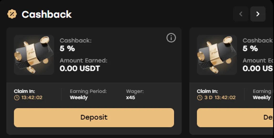 Fairspin cashback bonus