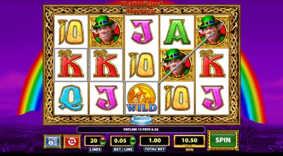 Rainbow riches bonus