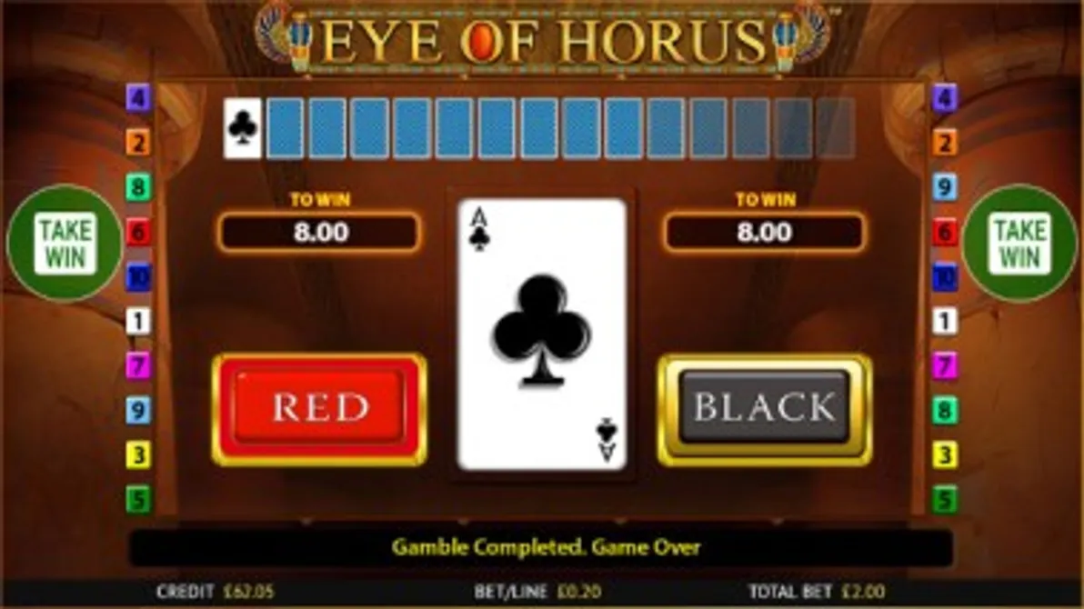 Eye of horus demo gamble round