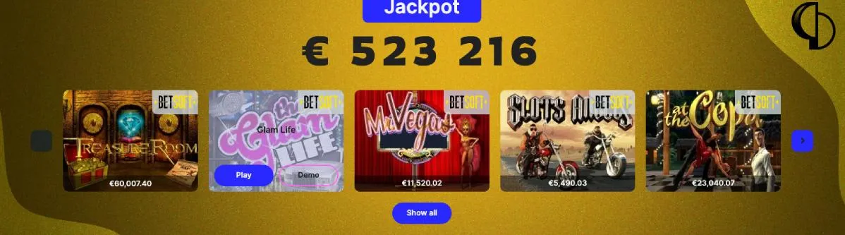 Crypto Bet Sports Casino jackpot-pelit