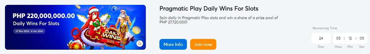 Pragmatic Play daily wins for slots