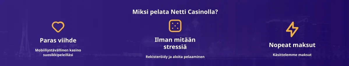 Netti Casino – parhaat pelit ja rahansiirrot