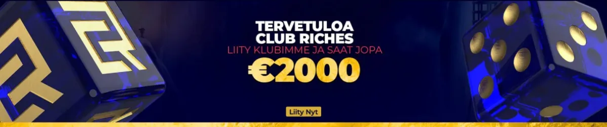 Club Riches Casino tervetuliaisbonus
