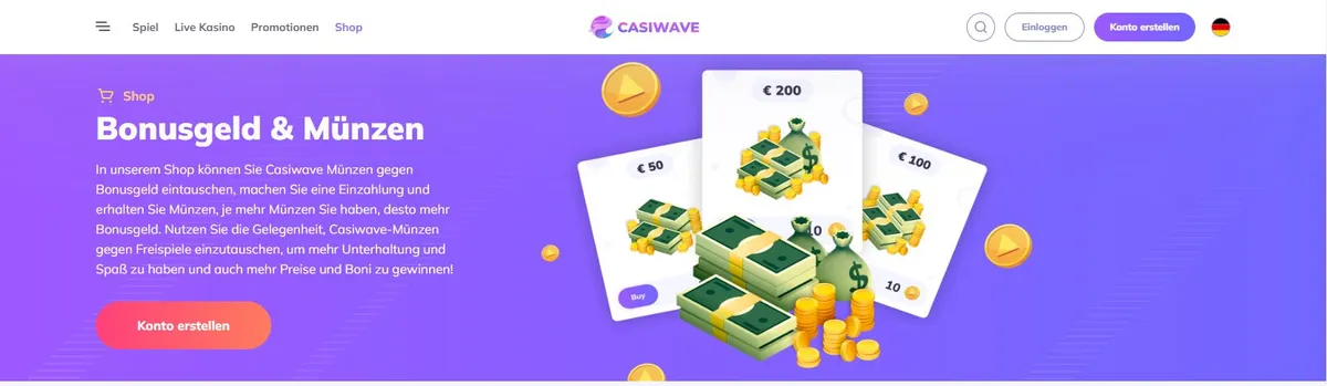 Casiwave Bonusshop