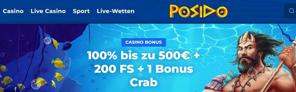 Posido Casino Bonus