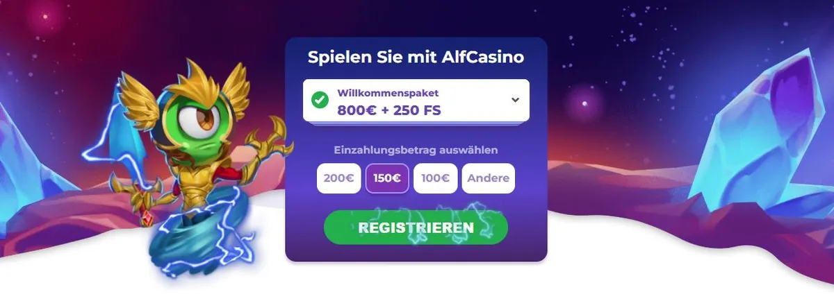 Alf Casino Willkommensangebot