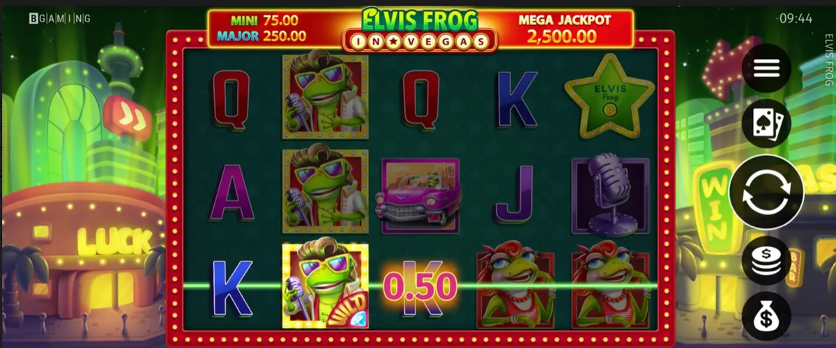 Elvis Frog Slot