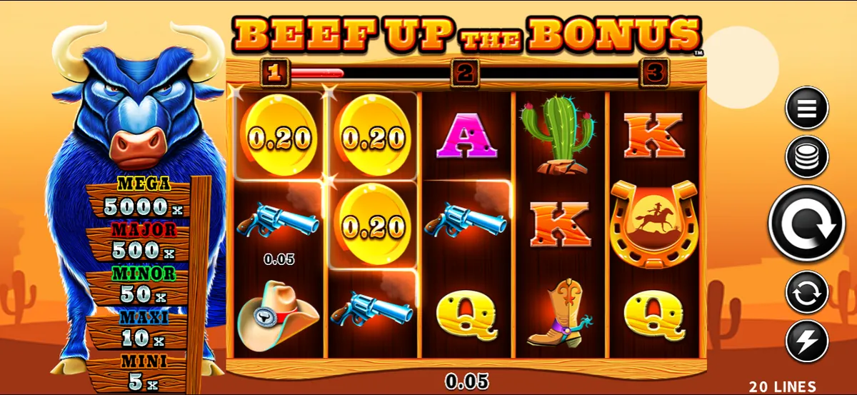 Beef Up The Bonus gameplay