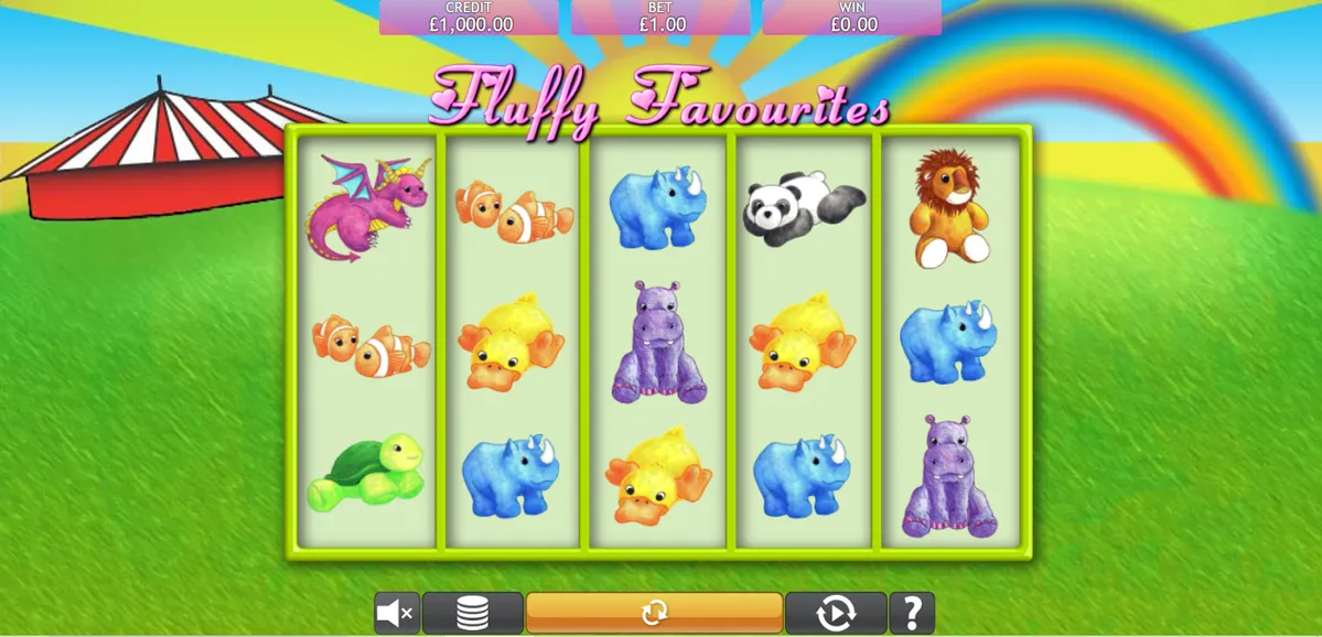 Fluffy Favourites Slot gameplay