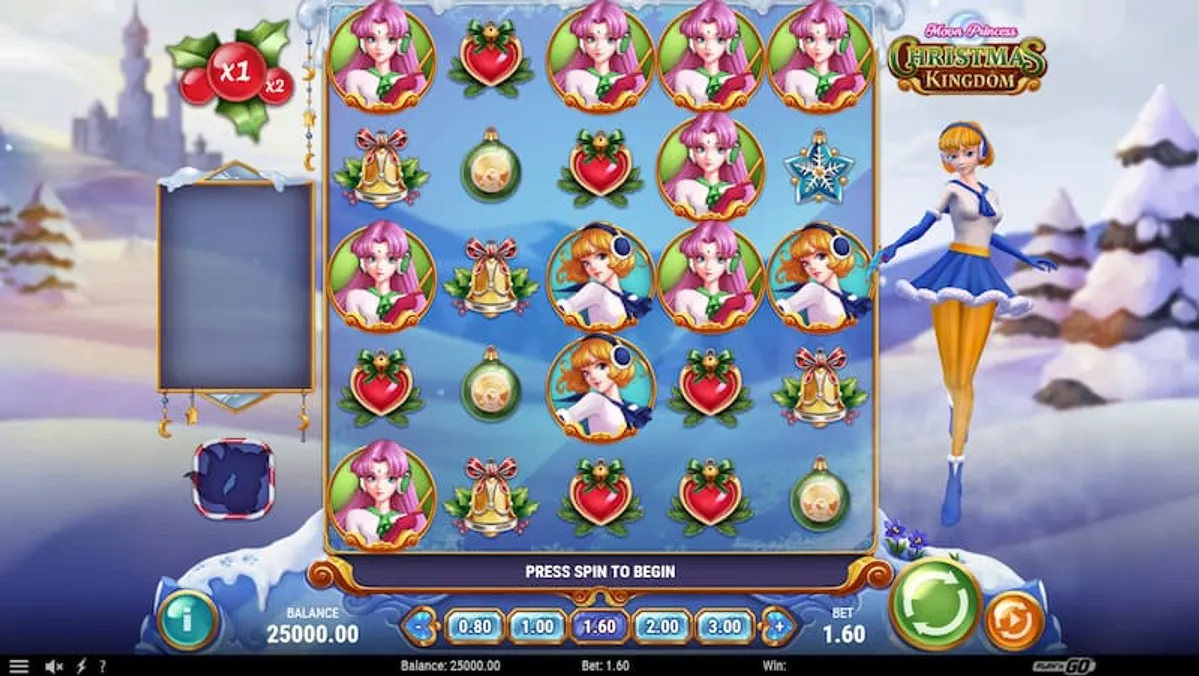 おすすめクリスマススロット　ムーンプリンセスクリスマスキングダム