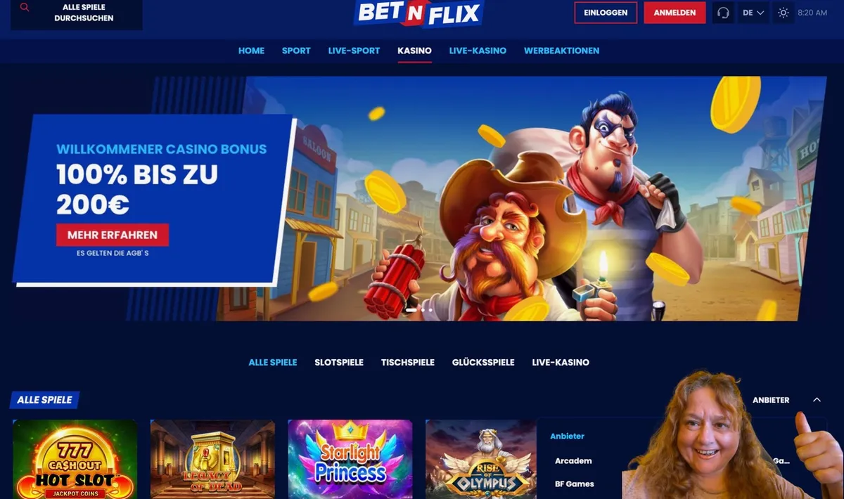 BetNFlix Casino Bonus
