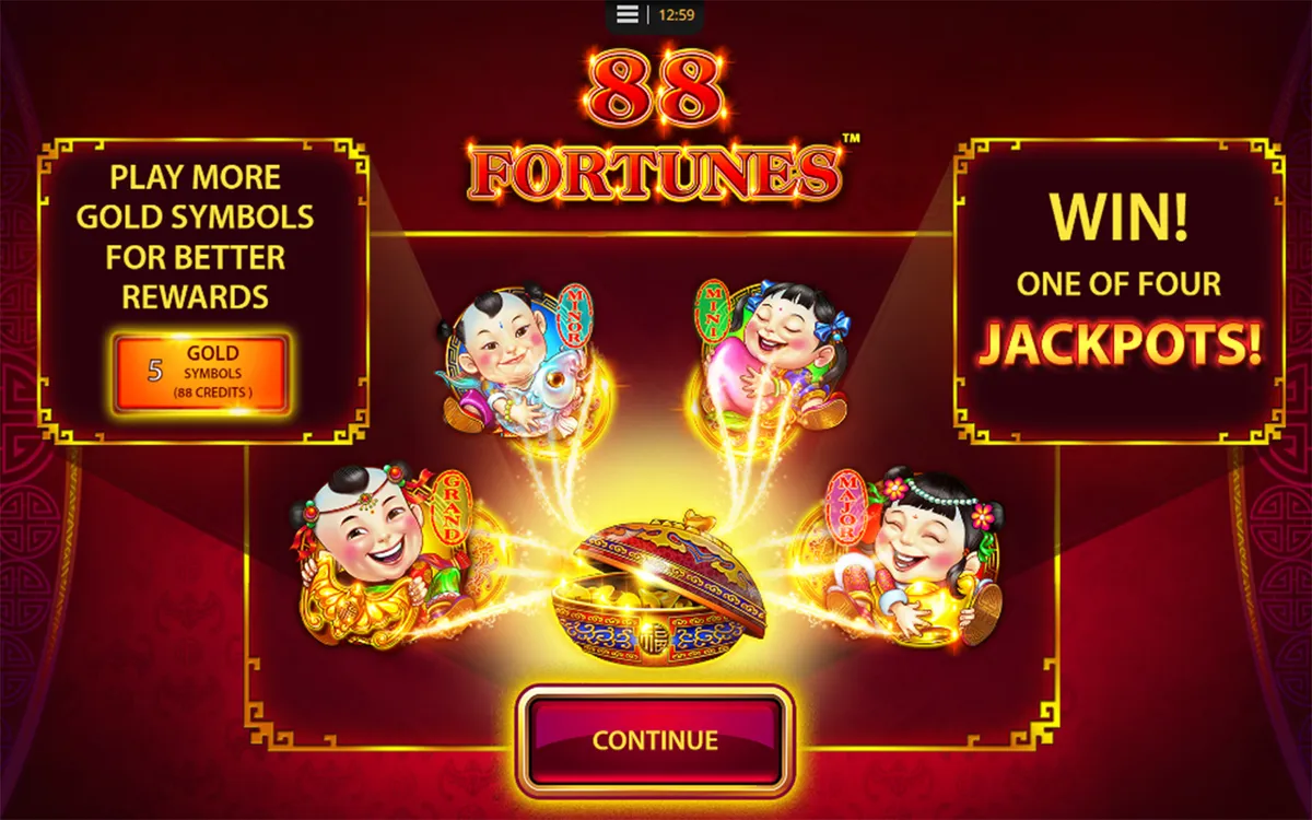 Jackpots de 88 Fortunes