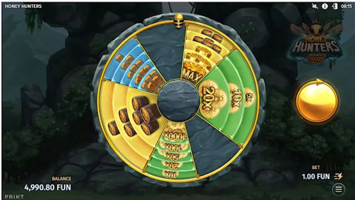 Honey Hunters Wheel Feature